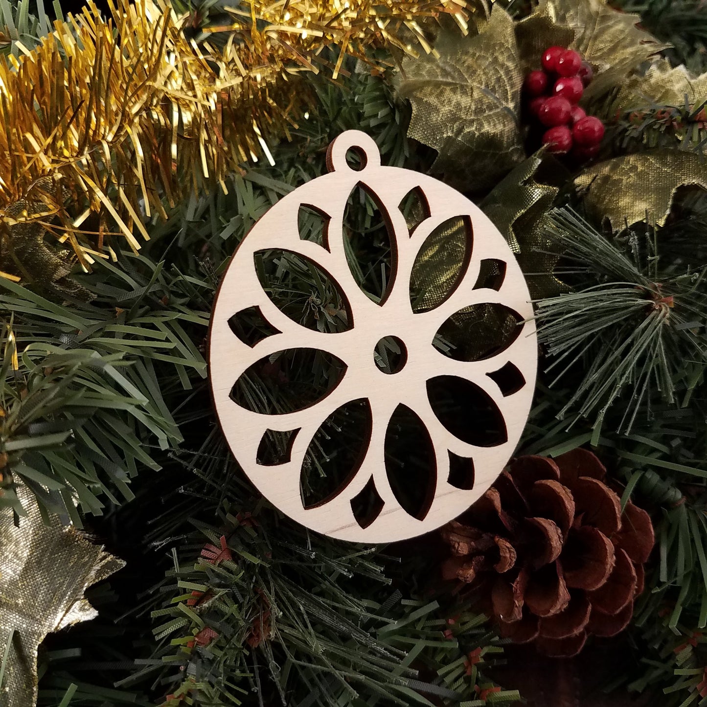 Cathedral Birch Holiday Ornament