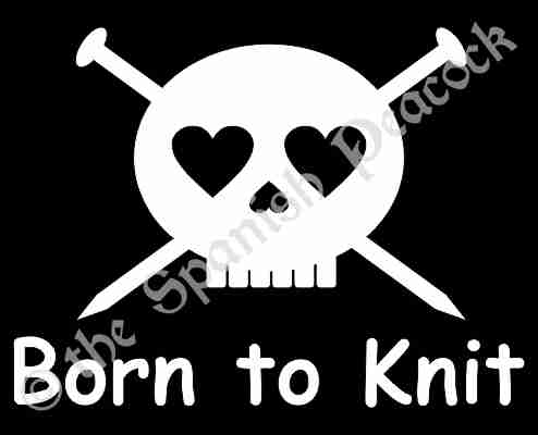 Born to Knit Vinyl Decal