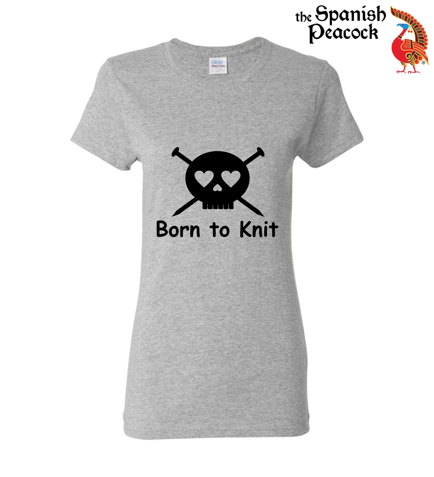 Born to Knit Heavy Cotton Ladies' Tee