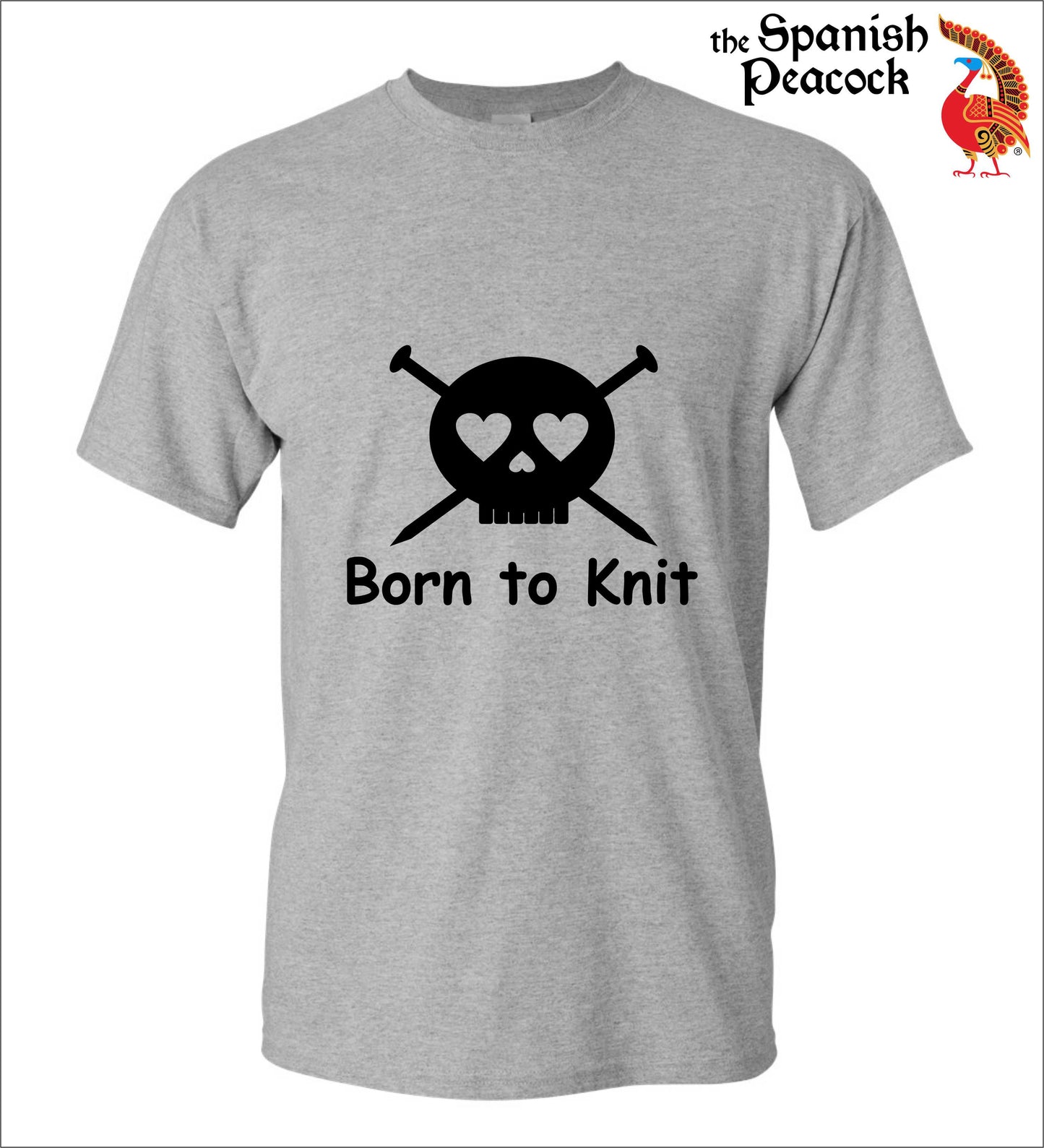Born to Knit Heavy Cotton Tee